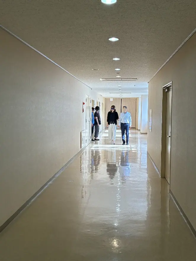 擬似体験を行う受講者の様子